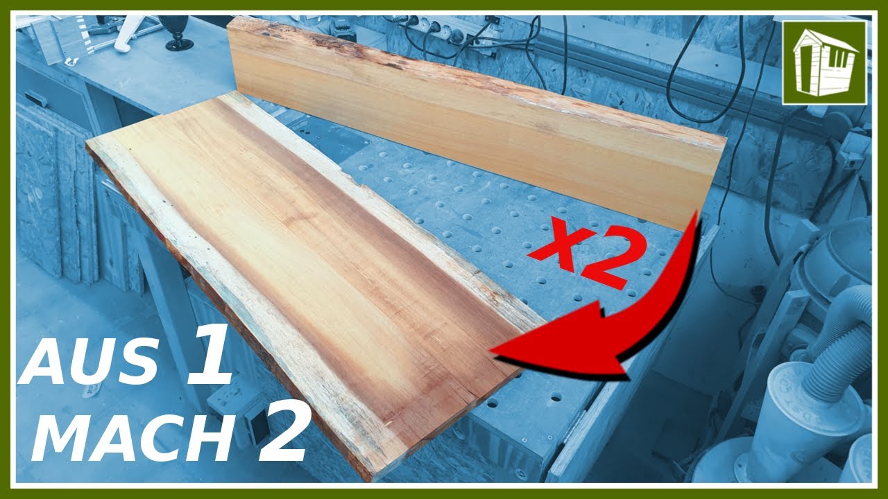 Wie Man Massivholz Auftrennen Kann Vorrichtung Fur Bandsage Franks Shed Youtube