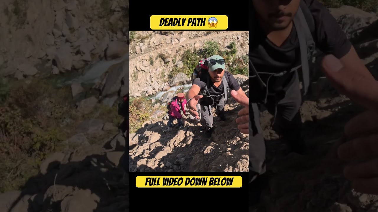 Deadly Path on Har ki Dun trek  