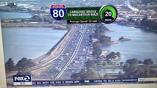 KTVU Traffic Hwy 280 San Jose Cloudy