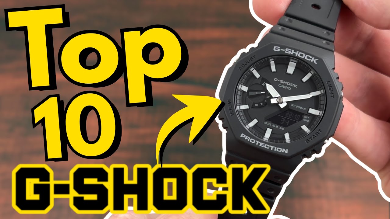 Top 10 Best-Selling Men's G-Shock Watches In 2025 (According To Casio)