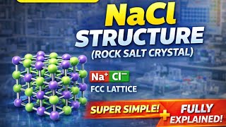 STRUCTURE OF ROCKSALT/NaCl