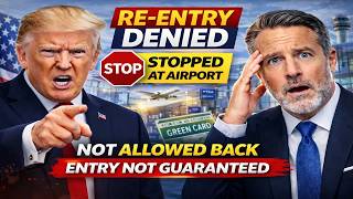 🚨 Green Card Holders WARNING 2026 Re Entry NOT Guaranteed – Travel Risk You Must Know