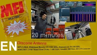 MFJ-1868 - Discone Antenna for Broadband SDR receivers