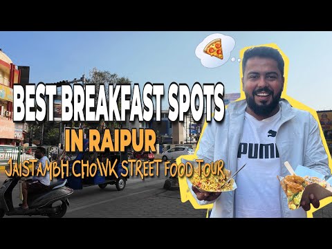 Where to Eat Breakfast in Raipur? 🍛 Top Street Food Spots at Jaistambh Chowk