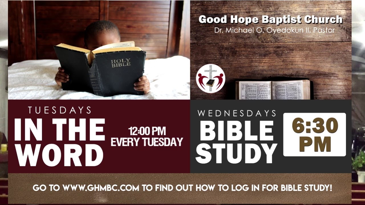 Good Hope Baptist Church YouTube