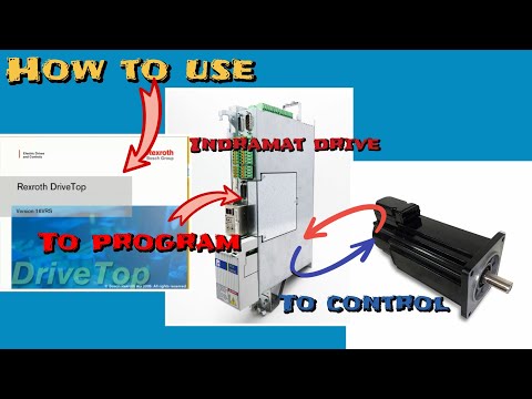 How to program Indramat servo drive using Drivetop software, its connection & how does servo work ??