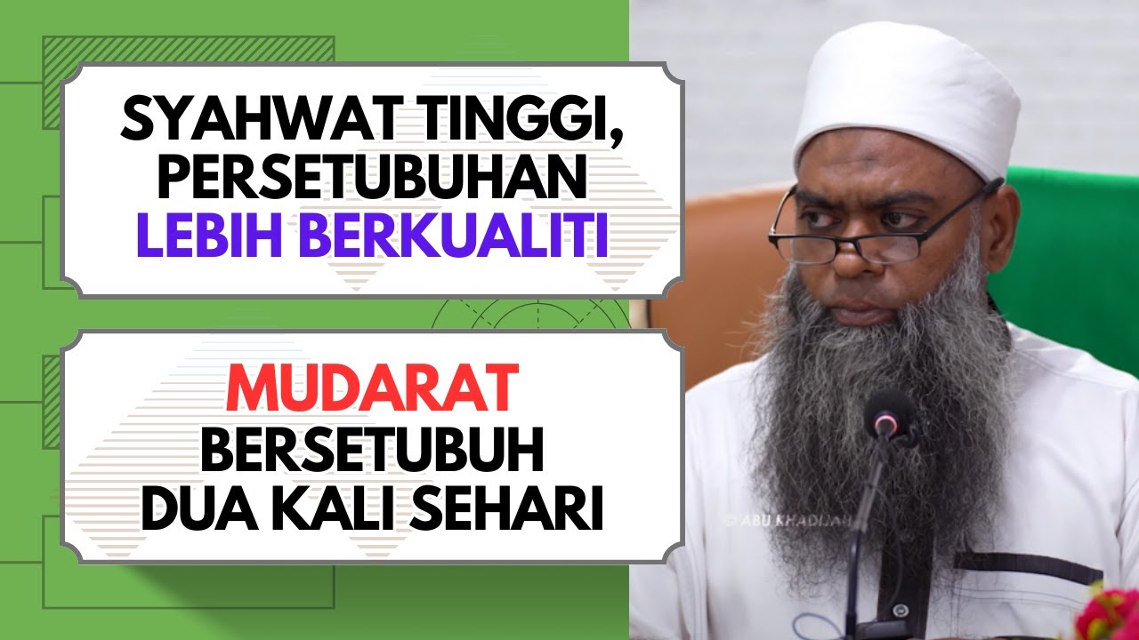 Masa Paling SESUAI Untuk Bersetubuh ???? | Ustaz Shahul Hamid