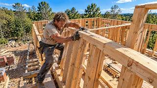 Man Builds His Dream House Alone in the Forest Over 5 Years | Start to Finish