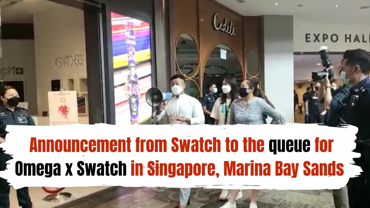 Omega x Swatch Announcement to the WRONG Lineup Queue in Singapore at Marina Bay Sands - Part 2