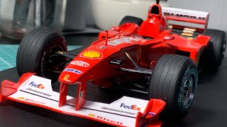 タミヤ フェラーリ F1 2000作ってみた TAMIYA 1/20 Ferrari F1 2000