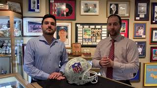 Super Bowl MVP Signed Helmet, 42 Sigs! With room for Mahomes!!