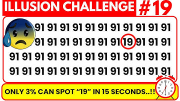 Find The Odd One Out | Optical Illusions - Illusion Challenge Level 19 by mindful mosaic 2.0