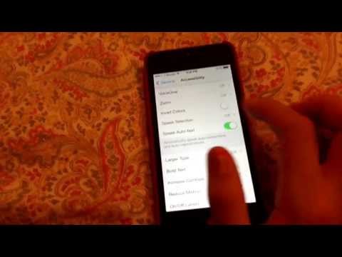 How to turn on accessibility touch.