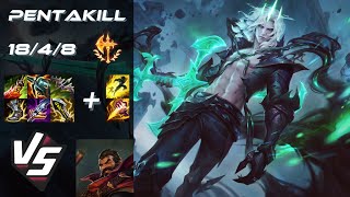 JUNGLE Viego vs Graves [PENTAKILL] - NA Grandmaster Patch 14.10