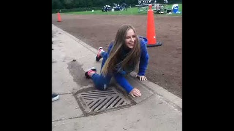 girl littering
