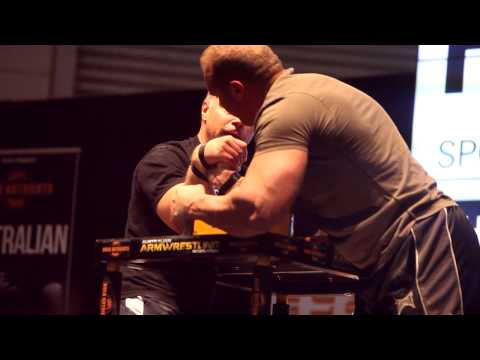 FitX 2013 - John Brzenk $1000 Arm Wrestling Challenge Vs Lars Rørbakken