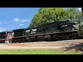 Two AC44C6MS Pulling A Full Coal Drag Northbound On the Monongahela Line