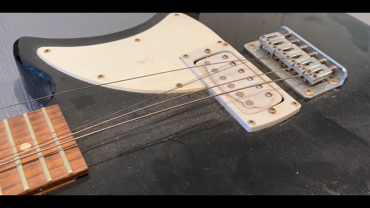 Electric guitar restoration time lapse NO TALKING YouTube