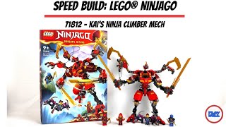 Speed Build: LEGO Ninjago 71812 - Kai's Ninja Climber Mech