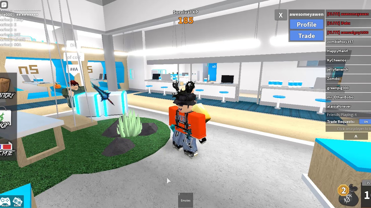 buying xmas stuff in mm2 (not going first) - YouTube