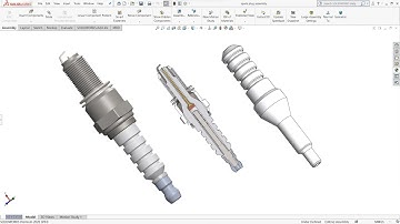 How to Design Spark Plug in Solidworks #Part2 #sparkplug #solidworks #Engineering #Solidworks