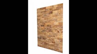 Gold Travertine Split Face