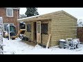 Garden office she shed day 45