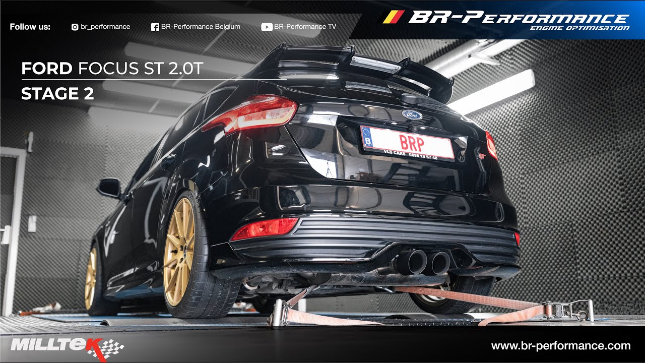 Ford Focus ST mk3 / Stage 2 By BRPerformance / MILLTEK Exhaust YouTube