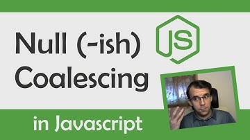 Nullish coalescing operator in Javascript