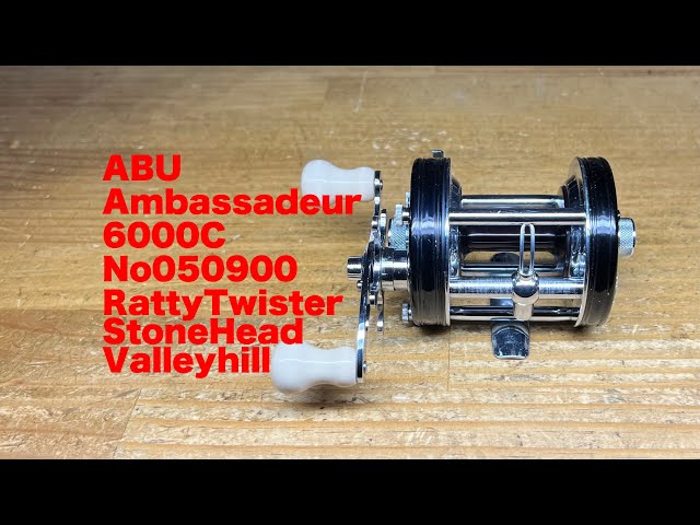 ABU Ambassadeur 6000C RattyTwister StoneHead Valleyhill - YouTube