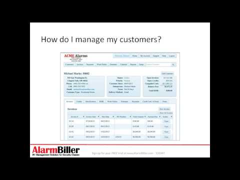 Introducing AlarmBiller the all inclusive customer management portal for security