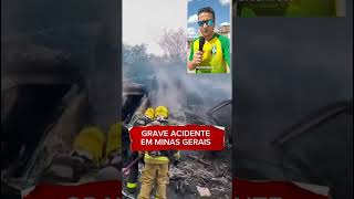 🚨 Acidente entre ônibus e carreta em MG deixa 8 mortos e feridos. Ônibus pegou fogo após
