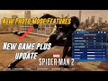 New Photo Mode Feature in New Game Plus Update Spider-Man 2 PS5
