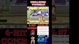 Challenge yourself! SF2CE Ryu 4-HIT COMBO! T49 🥋 #sf2ce #fgc #ryu #arcade #combo #shorts #fArcade