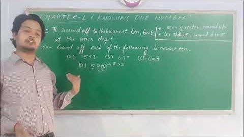 Chapter -1 (knowing our numbers) Estimation and Rounding off