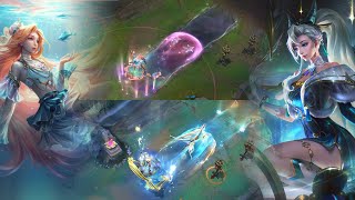 【COMPARISON】 Prestige Petals of Spring Seraphine Vs Prestige Ocean Song Seraphine || LoL - Wild Rift