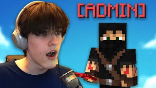 A Hypixel Admin TROLLED Me In Minecraft Bedwars...