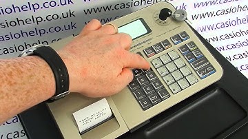 How to use dept shift button on Casio SE-S100 PCR-T285 PCR-T295