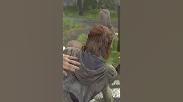 Bottle-Distracted Stealth Takedown by Ellie and Dina