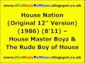 House Nation (Original 12" Version) - House Master Boyz & The Rude Boy of House | 80s Club Mixes