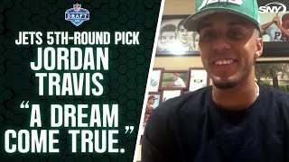 Jets draft pick Jordan Travis on being selected by New York: 'It's a dream come true' | SNY