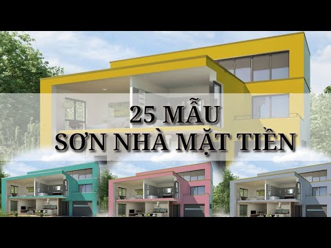 Màu Sơn Nhà Mặt Tiền Đẹp - 25 MẪU SƠN MẶT TIỀN NHÀ SIÊU ĐẸP 2022 (25 Nice House Color 2022)