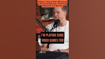What Is A Day In The Off Season Like For Joe Burrow  Full Send Podcast ft  Joe Burrow
