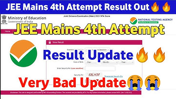 JEE Mains 4th Attempt Result 2021 Delay😭, JEE Main Result 2021, JEE Mains August Session Result 2021
