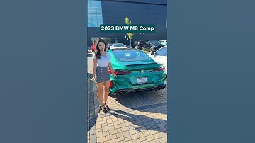 2023 BMW M8 Comp in Isle of Man green!💚 #bmw #bmwm8 #cars