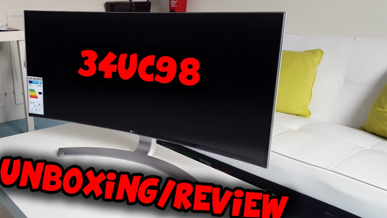 højde positur bryder daggry LG 34UC98 - CURVED ULTRAWIDE MONITOR UNBOXING / REVIEW - YouTube