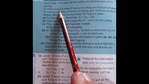 Word problems involving inequalities Part 1