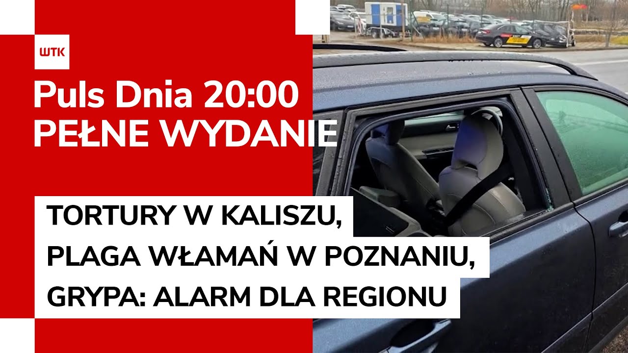Puls Dnia z 5 stycznia: Zarzuty za tortury w Kaliszu, plaga włamań i raport epidemiologiczny