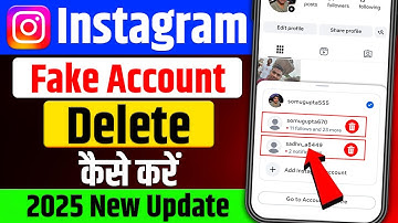 How to Delete Fake Instagram Account | Instagram Fake Id Kaise Delete Kare
