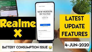 Realme x software update features and battery consumption issue screenshot 3